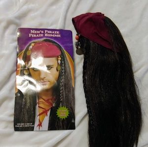 Men's Pirate Homme Costume Wig